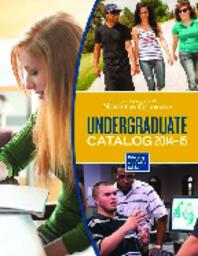 2014-2015 - University of Northern Colorado undergraduate catalog