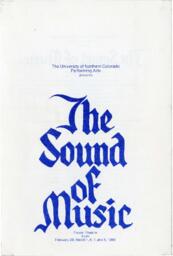 Program for The Sound of Music