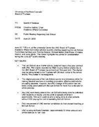 1999 - Board of Trustees agendas and minutes
