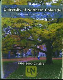 1999-2000 - University of Northern Colorado undergraduate and graduate catalog, series 49, number 2