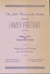 Program for Family Portrait
