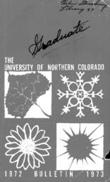 University of Northern Colorado bulletin, series 72, number 4: 1972-73 graduate school catalog 1972-04
