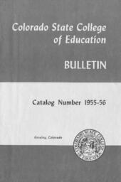 1955 - Colorado State College of Education bulletin, series 55, number 1