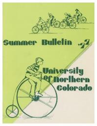 1977-University of Northern Colorado Summer Bulletin