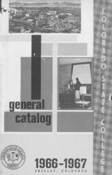 Colorado State College bulletin, series 66, number 3: 1966-67 general catalog