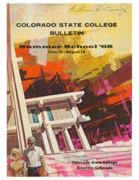 1968 - Colorado State College Summer Bulletin