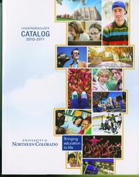 2010-2011 - University of Northern Colorado undergraduate catalog