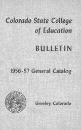 1956 - Colorado State College of Education, series 56, number 1