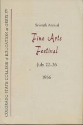 Program for the Seventh Annual Fine Arts Festival