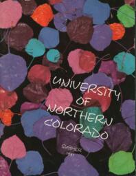 1991 - University of Northern Colorado Summer Bulletin, Series 41, number 1