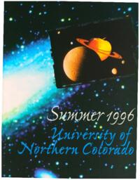 1996 - University of Northern Colorado Summer Bulletin