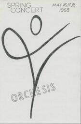 Program for Orchesis Spring Concert